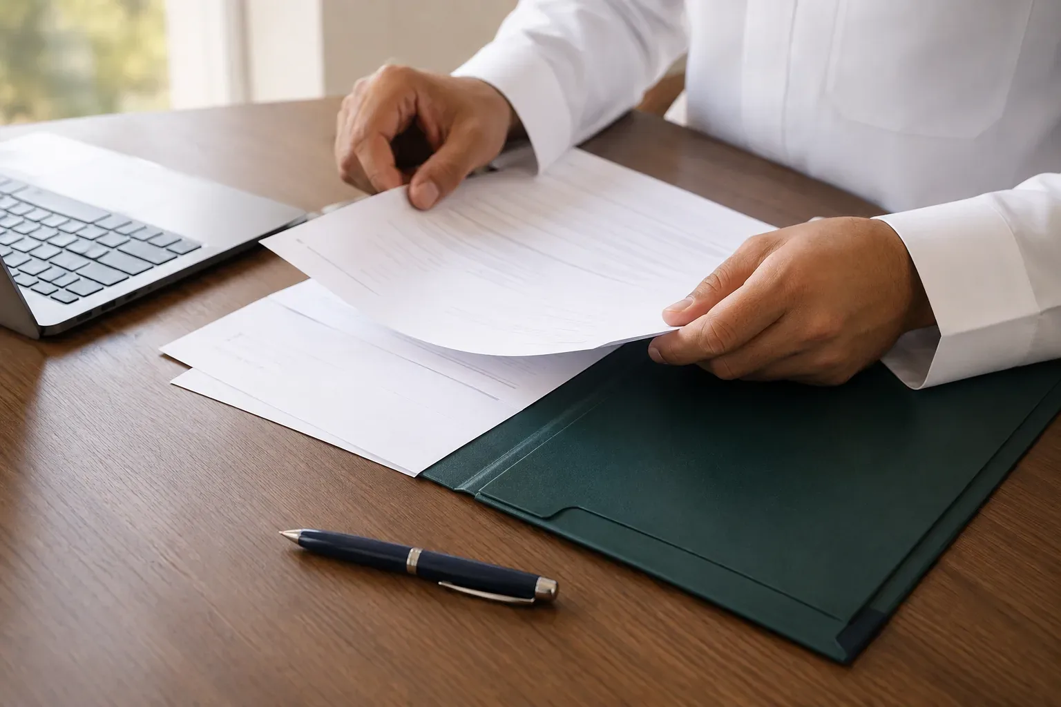 ترتيب المستندات اللازمة لمراجعة طلب الإقامة