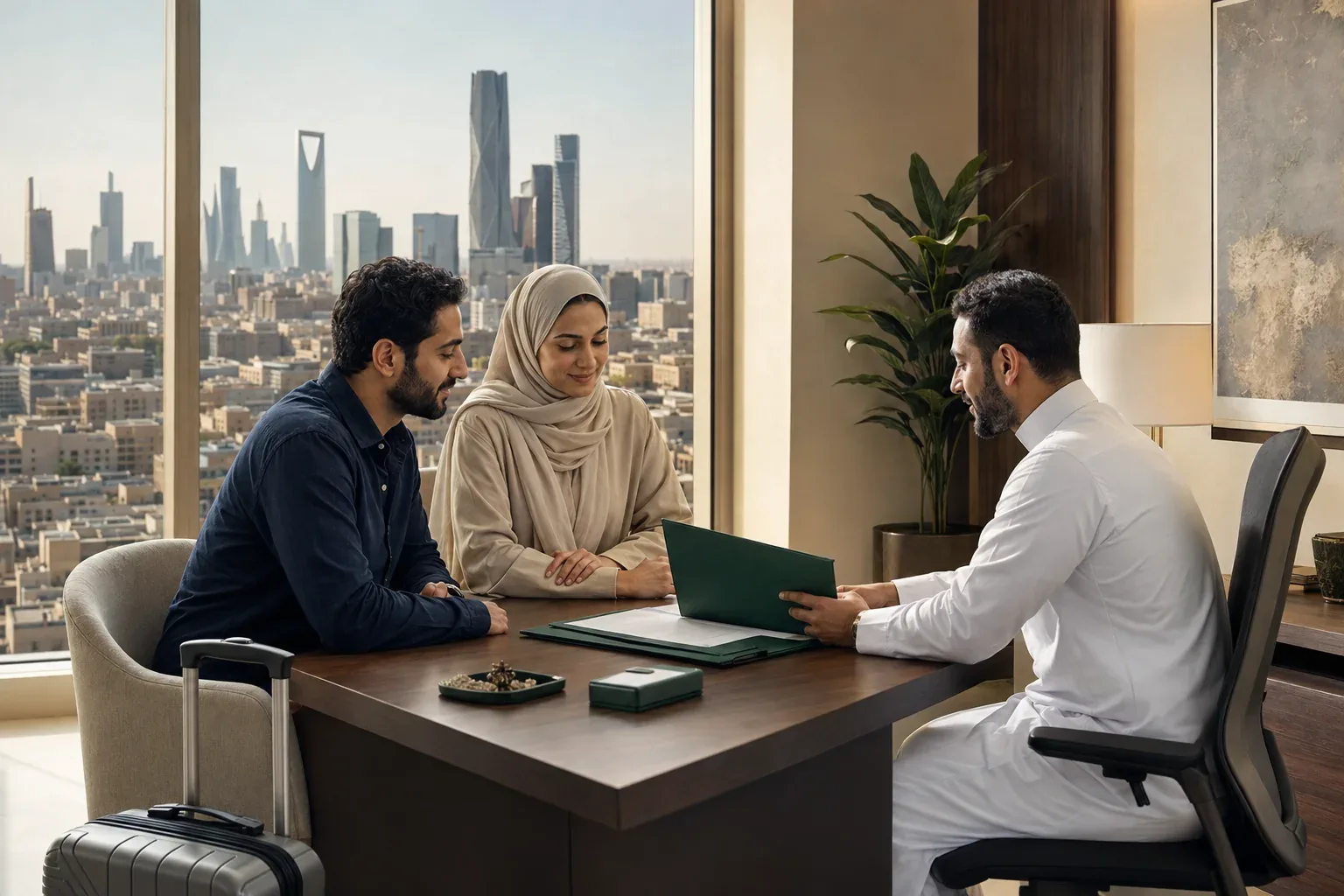 جلسة لمراجعة ملف زيارة والخيارات المتاحة للإقامة